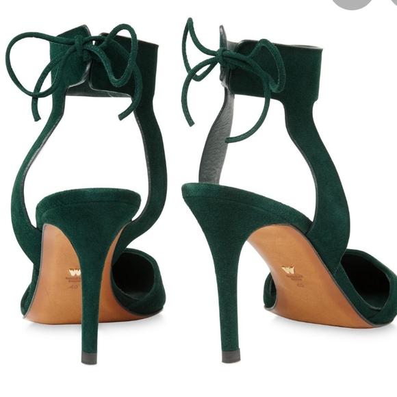 Whistles Ankle Tie Shoes - Picture 3 of 8